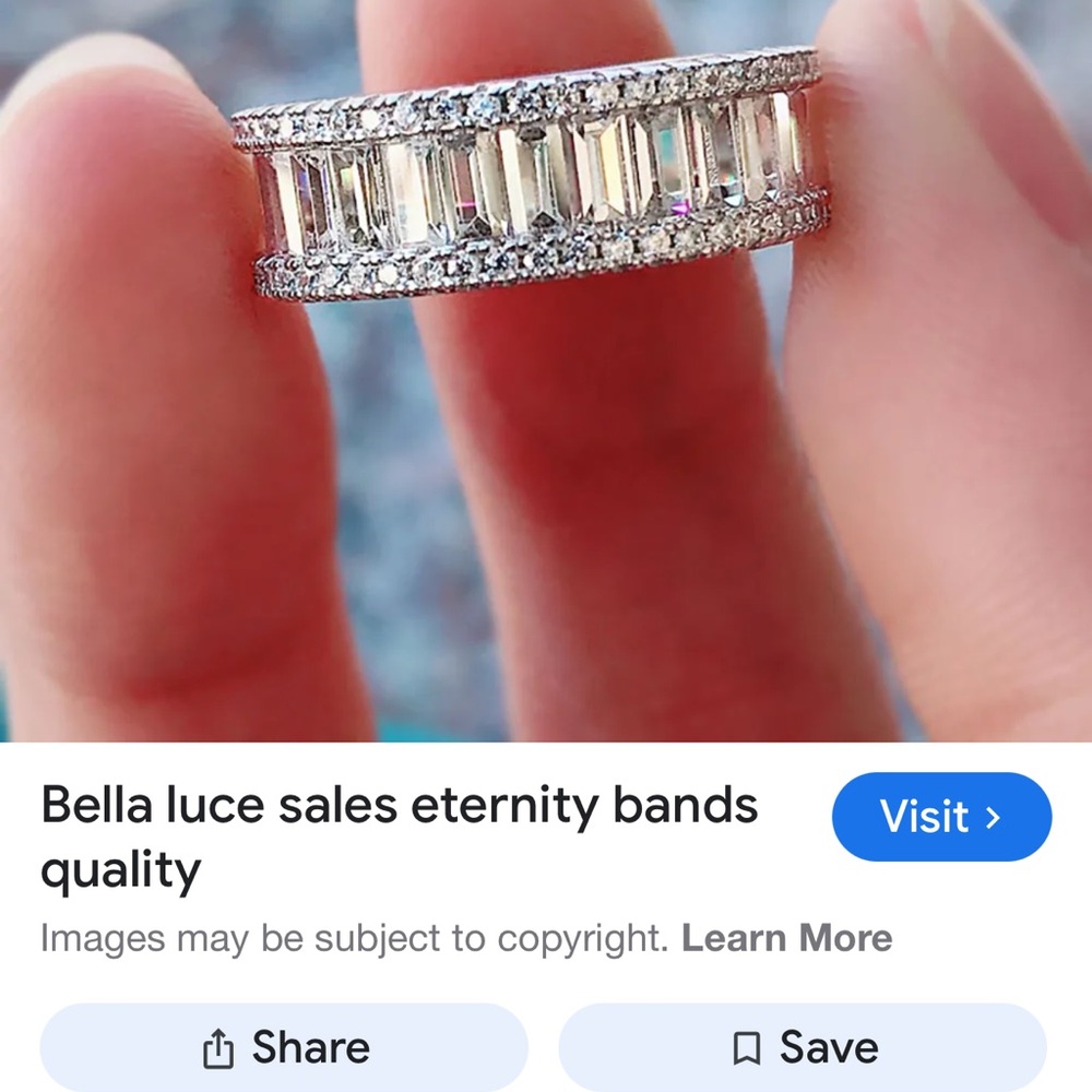 Silver and Gold Bridal Set Rings with Sparkling Stones
